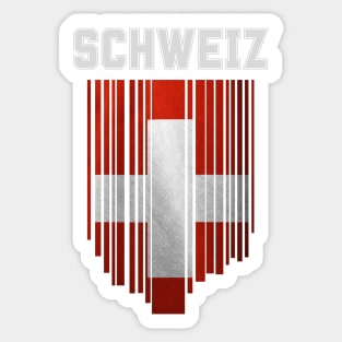 Switzerland flag, swiss flag Sticker